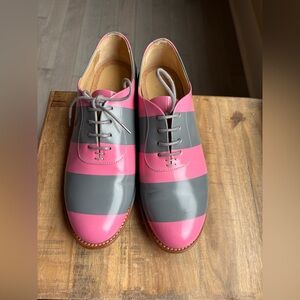 The Office of Angela Scott Leather oxfords